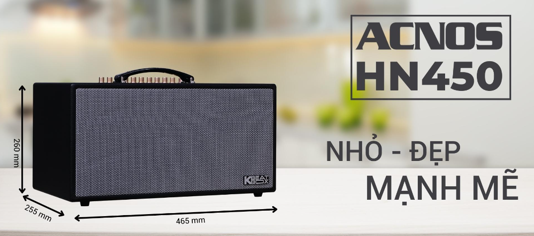 Loa Di Động Acnos HN450 nhỏ, đẹp, mạnh mẽ